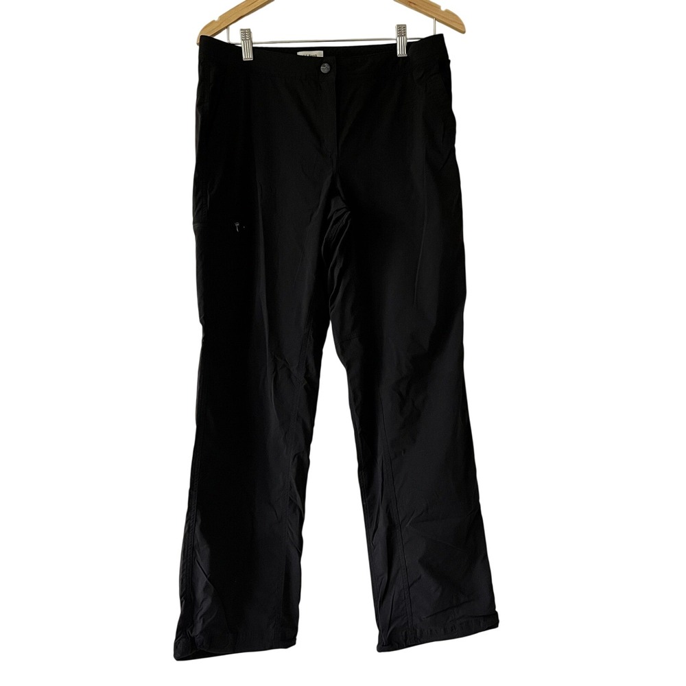 L.L.Bean Women's Black Hiking Pants Size 10 Regular Outdoor‎ Travel